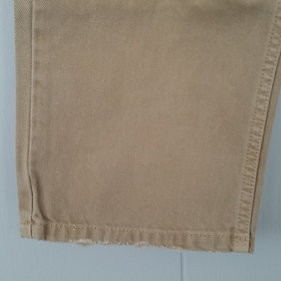 New Free People Tan Distressed Straight Le… - Picture 6 of 13
